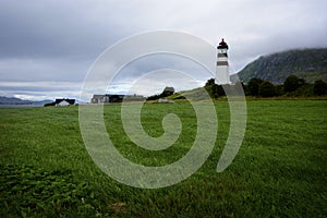 Alnes Lighthouse, More og Romsdal county, Norway.