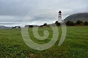 Alnes Lighthouse, More og Romsdal county, Norway.