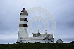 Alnes Lighthouse, More og Romsdal county, Norway.