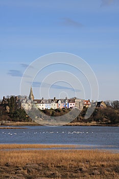 Alnmouth Village and esturary