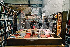 Alnwick, Northumberland, England, UK - august 2023. The Barter Books bookshop