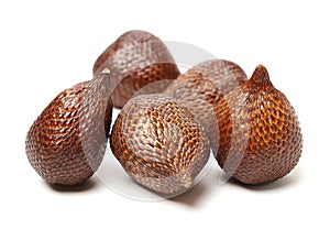 Alocal fruit indigenous in indonesia and malaysia , sometime known as snake fruits