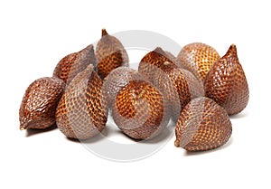 Alocal fruit indigenous in indonesia and malaysia , sometime known as snake fruits