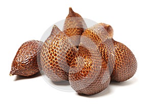 Alocal fruit indigenous in indonesia and malaysia , sometime known as snake fruits