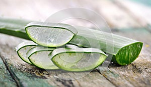 Aloe Vera use in spa for skin care