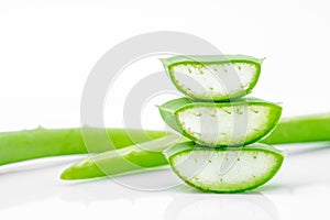 Aloe vera is widely known to relieve sunburn and help heal wounds. It is found in many consumer products including beverages,