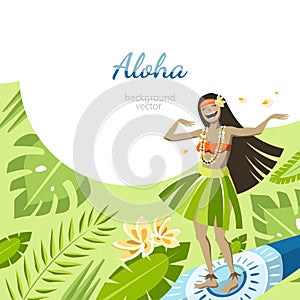 Aloha hawaii background