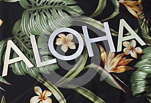 Aloha on Textile