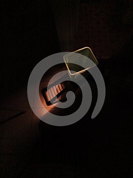 alone dark lightning photo