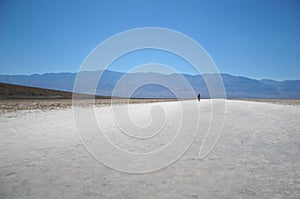 Alone in death valley
