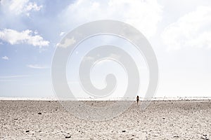 Alone in Noordhoek Beach, Cape Town south Africa