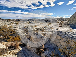 Along the Big Dig Trail at the Ice Age Fossils Nevada State Park in Las Vegas, Nevada