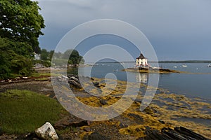 Along the Coast of Bustin`s Island in Maine