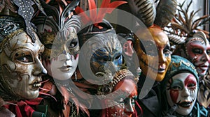 Along with costumes masks and face paint also hold great significance in carnival as they allow individuals to embody photo