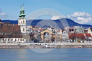 Along Danube River in Budapest