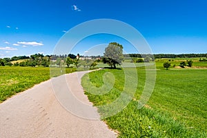 Along the panorama path in Heiligenberg