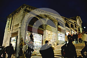 Along Rialto Bridge, Venice at Night