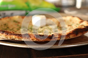 Aloo Paratha With Butter, indian food photo