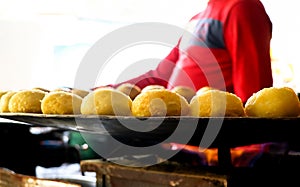 Aloo (potato) tikki,famous street food in North India
