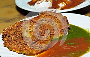 Aloo tikki chat