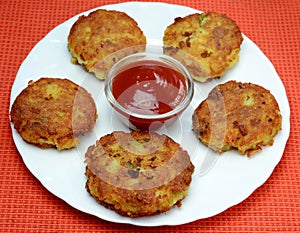 Aloo tikki chat