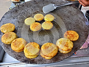 aloo tikki is a favorite Indian snacks served with chutney & choley