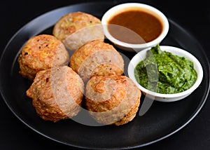 Aloo vada or aloo bonda photo