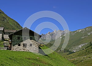 Alp in Austrian Dolomites photo