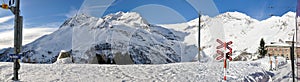 Alp Grum station along Bernina express railway