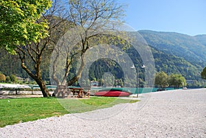 Alp lake in Italy
