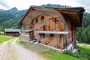 Alpbach, small village in Ostitirol Austria in summer