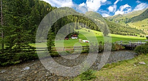 Alpbach, small village in Ostitirol Austria in summer