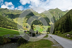 Alpbach, small village in Ostitirol Austria in summer