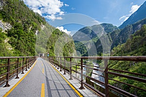 Alpe Adria cycle path, Italy