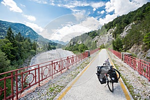 Alpe Adria cycle path, Italy