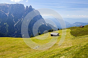 Alpe di siusi in South Tyrol, Italy