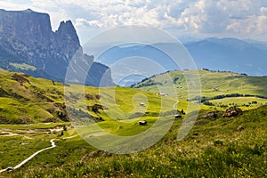 Alpe di siusi in South Tyrol, Italy