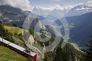 Alpen Express Train panorama photo