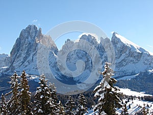Alpes landscape in Ortisei
