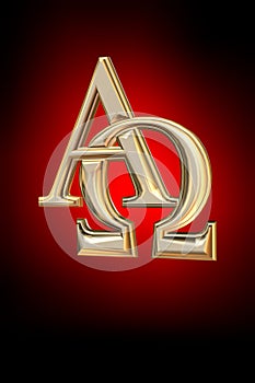 Alpha and Omega Symbol