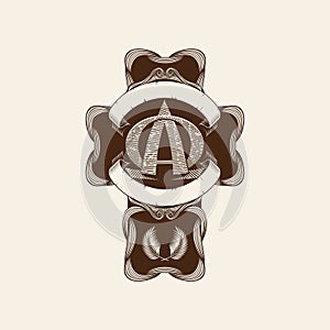 Alpha and omega symbol 