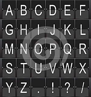 Alphabat on Airport Digital Boarding.