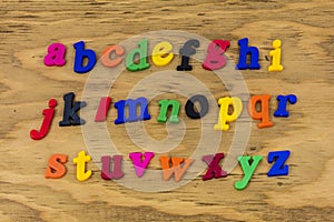Alphabet abc color letters learning school preschool children teaching