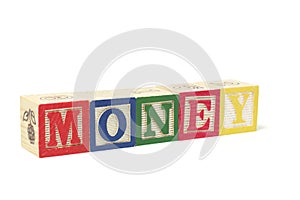 Alphabet Blocks - Money