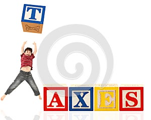 Alphabet Blocks TAXES