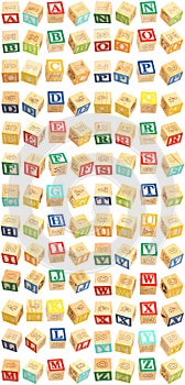 Alphabet Blocks A thru Z