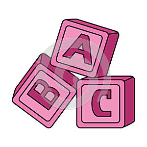 alphabet blocks toys baby icons