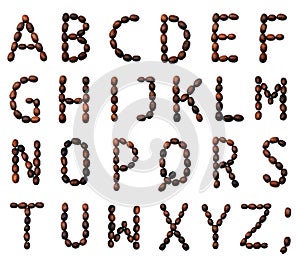 Alphabet (Coffee Beans)