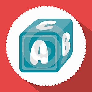 alphabet cube icon