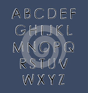 Alphabet. Design elements